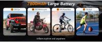 Inflador de Neumáticos Portátil Bomba de Aire sin Cable 2X Rápida Batería de 7800mAh - details 0