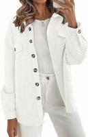 Chaqueta casual ligera con diamantes de color sólido Chaqueta Top de manga larga - details 20