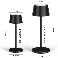 Lámpara LED recargable USB de Mesa Regulable - Larga duración - Luz regulable (Dimmer) con un toque - Casa y restaurante - Protección IP54 - Dorado Oscuro - details 67