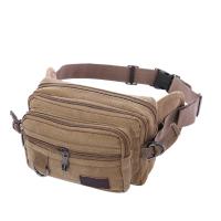 Riñoneras multicapa de 4 capas, bolso de lona multifunción de gran capacidad para el pecho, bolsillo para teléfono, riñonera, riñonera para ciclismo - details 5