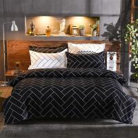 Juego de ropa de cama de 2/3 piezas, edredón de microfibra para cama doble, tamaño Queen - details 3