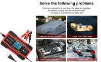 Cargador de batería inteligente para coche, 10 amperios, 12V y 24V, enchufe AU - details 4