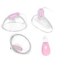 Leten estimulación de aumento de pecho pezón Vagina clítoris succionador para mujeres vibrador de clítoris cubierta de bomba de vacío masturbador adulto juguete sexual - details 8