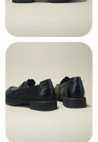 Nuevos zapatos de cuero para hombre, de cuero genuino de alta gama, zapatos de cuero vacuno puro con suela blanda - details 8