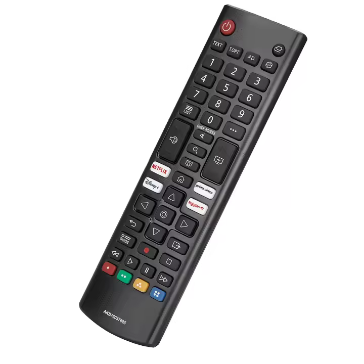 Mando a distancia de TV para LG AKB76037605, Control remoto de TV infrarrojo mejorado, con Netflix, Prime Video, teclas de TV Rakuten - 1