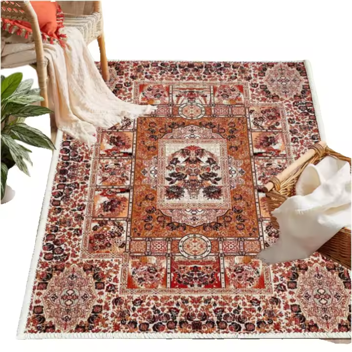 alfombra dormitorio, Antideslizante Salon Alfombras de Habitacion Suave Alfombra Shaggy Pelo Alfombra de Felpa Modernas de Interior Alfombra de Piso para Sala de Estar Dormitorio120*180cm - 1