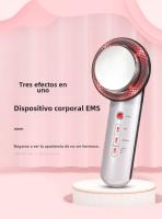 Dispositivo de Adelgazamiento 3-en-1 Portátil Instrumento de Masaje Ultrasónico LED para Cuidado de la Piel Facial - details 0