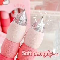 Bolígrafo de tinta azul y negra, bolígrafo de gel borrable con mango lavable, papelería de escritura para la escuela y la oficina, 4 unidades por lote - details 16