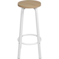Cocina Silla de Comedor Taburete Alto para Salon Cocina Estructura de Metal, Asiento de - details 2