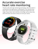 2024 nueva colección ultradelgada de relojes inteligentes de 1,43 pulgadas 466 * 466 amoled pantalla llamada bluetooth, empuje de mensajes, ejercicio físico,frecuencia cardíaca y presión arterial,moda femenina cómoda pulsera inteligente para iOS y Android - details 11