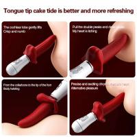 Vibrador de Lengua de 10 Modos Estimulador de Punto G y Clítoris para Mujeres Mastractor de Pezón - details 1