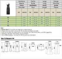 Chic ss para mujer moda Otoño-Invierno estilo asimétrico con lentejuelas sin mangas - details 0