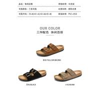 Zapatos De Hombre Cómodos De Cuero Para Playa Sandalias De Verano Moda 2024 Zapatos De Moda Para Hombres Sandalias De Madera Antideslizantes Tallas Reales - details 3