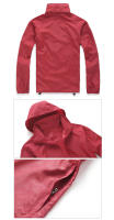 Chubasquero para hombre, chaqueta impermeable con capucha para exteriores, cortavientos ligero para ciclismo - details 19