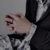 Pulsera Vintage de estrella de seis puntas para mujer y niña, joyería de fiesta a moda, brazalete Punk de Hip Hop, pulseras con colgante para pareja, anillo de regalo - details 1