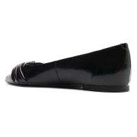 Tendencia de moda plana puntiaguda para mujer, zapatos de cuero de vaca. - details 11