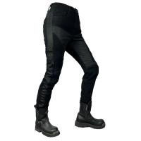 Jeans de motocicleta, carreras slim-fit ventilados de malla de verano transpirables, pantalones de equitación locomotora, rodilleras ajustables hacia arriba y hacia abajo - details 7