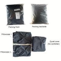 Juego De Funda Nórdica Plisada, 3 piezas, 1 Funda Nórdica Y 2 Fundas De Almohada, Juego De Microfibra - details 5