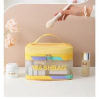 Bolsa De Maquillaje Grande Y Resistente Al Agua Con Capa Templada Bolsa De Lavado Portátil Para Almacenamiento De Cosméticos Bolsa De Viaje - details 4
