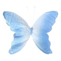 Mariposa de papel Artificial 3D, 30cm, decoración de boda a gran escala, escaparate, forma de mariposa, accesorios de fotografía, tema de niña - details 13