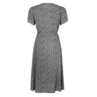 Elegante vestido de fiesta en la playa Serie A de manga corta, cuello en V bohemio, estampado floral de verano adecuado para mujeres - details 23