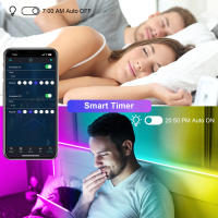 GAHADA Cinta LED RGBIC Neon Moderna Control Remoto de 24 Botones A Prueba de Agua Iluminación y Decoración - details 4