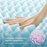 Cubrecolchón de Espuma Viscoelástica con Gel 3 Pulgadas, 5 Zonas de Comodidad, Certificado CertiPUR-US - details 1