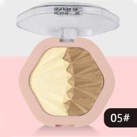 Paleta de rubores de 2 colores 2 en 1 sombra de ojos crema de contorno cara mejilla rubor crema maquillaje brillo resaltado maquillaje Multicolor rubor - details 9