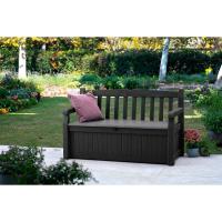 Baúl de Almacenamiento de Resina Grafito Capacidad de 265L Ideal para Ordenación de Jardín y Terraza 140 x 60 x 84 cm - details 7