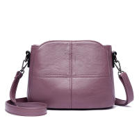 Bolso cruzado de diseño Retro para mujer, bolsos de hombro de cubo de cuero PU, bolsos pequeños de tendencia de calidad - details 11