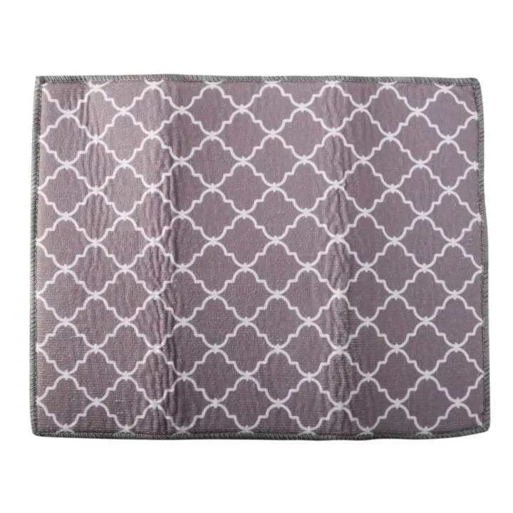 Estera de succión para encimera de cocina, vajilla, taza, cuenco, almohadilla para escurrir platos, almohadilla de Control de materia seca, estera de succión de escritorio, mantel individual - 1