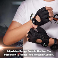 Guantes de gimnasio para hombres y mujeres, manoplas de Fitness para levantamiento de pesas, entrenamiento de culturismo, ejercicio deportivo, ciclismo, entrenamiento deportivo, 1 par - details 7