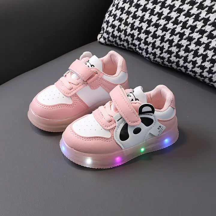 Zapatos con iluminación para niños, zapatos de tablero luminoso para niños - 1