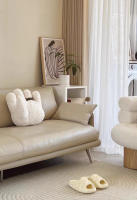Almohada de Palma de estilo nórdico, simulación creativa, cinco dedos, color sólido, cojín para sofá y sala de estar - details 3