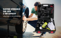 SucceBuy Taladro Eléctrico de Coche de 5 Tonos Taladro de Piso Hidráulico con Taladro de Impacto - details 0