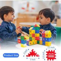 Bloques de construcción entrelazados para niños, juguetes para niños pequeños de 3 + años, juegos de construcción, 80 piezas - details 3