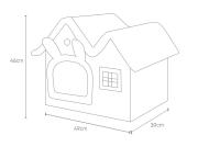 HOOPET-casa de perro de doble techo con forma de Animal, cama cómoda para dormir, suministros para gatos y perros pequeños, nuevo estilo - details 9