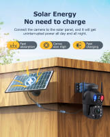 Cámara Solar SHIWOJIA 6MP Zoom 36X Seguridad Nocturna Rastreo Humano WIFI Batería Lente Doble - details 10