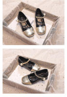 Nuevo negro tacón grueso francés Mary Jane boca ligera cabeza redonda versátil retro pequeños zapatos de cuero - details 10