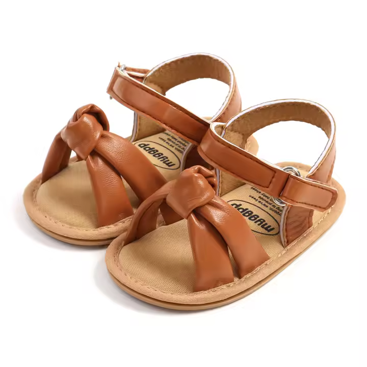 Sandalias Ligeras y Antideslizantes para Bebés Niñas Zapatos Cómodos con Cierre de Enchufe - 1