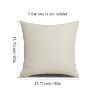 Funda De Cojín De Árbol Con Pintura Al Óleo geométrico, cubierta De Lino Cuadrada, 4 Piezas - details 2