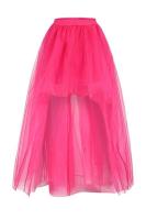 2025 Hi-Lo falda tutú gótica Punk tul suave cintura elástica red de malla alta y baja disfraz de Halloween Cosplay Maxi vestido de mujer - details 16