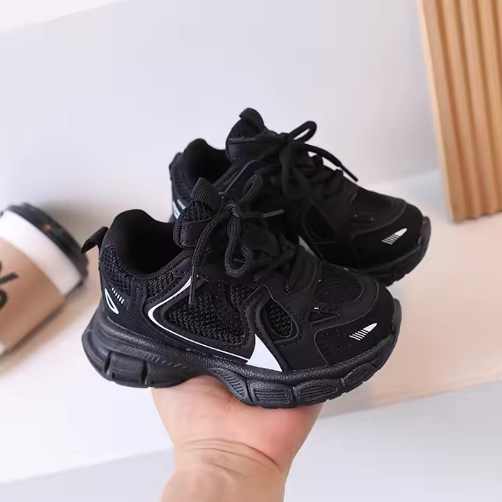 Zapatillas deportivas ligeras y transpirables para niños y niñas, zapatos informales de fondo suave, para estudiantes y bebés - 1
