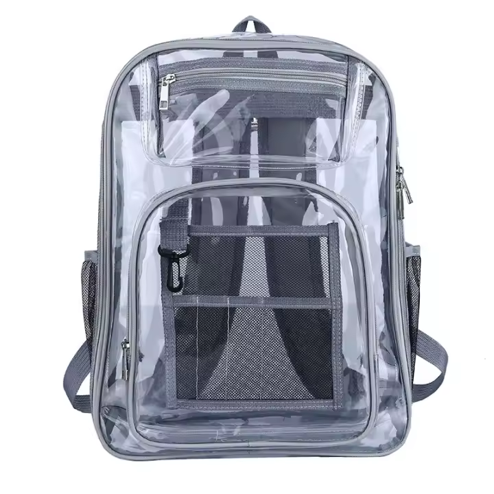 Mochila Cabina PVC Transparente 20L - Impermeable para Viajes y Gimnasio |   Diseño Moderno con Compartimento Seguro - 1