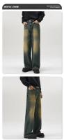 Jeans Baggy de Moda Vintage de Otoño Pantalones de Denim de Alta Calle de Corea para Hombres - details 5