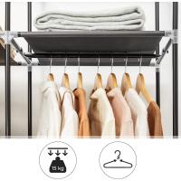Armario organizadorTextil PlegableColor Negro150 x 45 x 175 cm - details 3