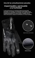 Guantes de invierno para hombres y mujeres, guantes calefactados con pantalla táctil, USB, impermeables, para acampar, senderismo, esquí, cálidos - details 4