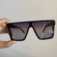 Toyear-gafas de sol cuadradas para hombre y mujer, lentes de sol de marca de diseñador de lujo, a la moda, Estilo Vintage, montura grande, parte superior plana, UV400 - details 13