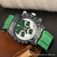 Seis pines-Reloj con Función completa para hombre, cronógrafo de cuarzo, informal, de moda - details 1