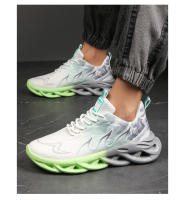 Zapatos deportivos ligeros y de moda para hombre, calzado deportivo informal de malla versátil para exteriores, adhesivo frío, de corte bajo, talla grande - details 19